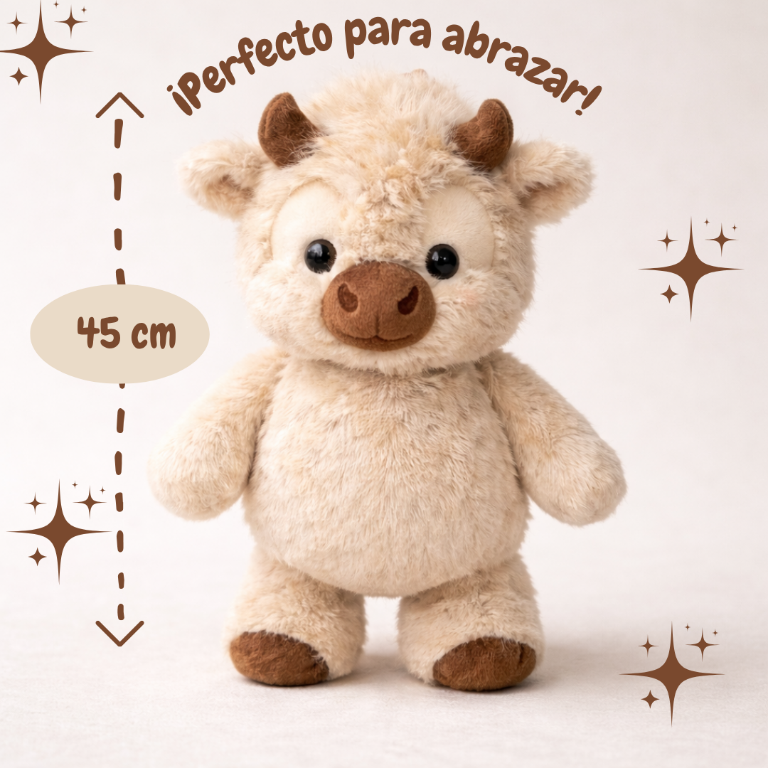 DashMoo peluche vaca que corre - uso